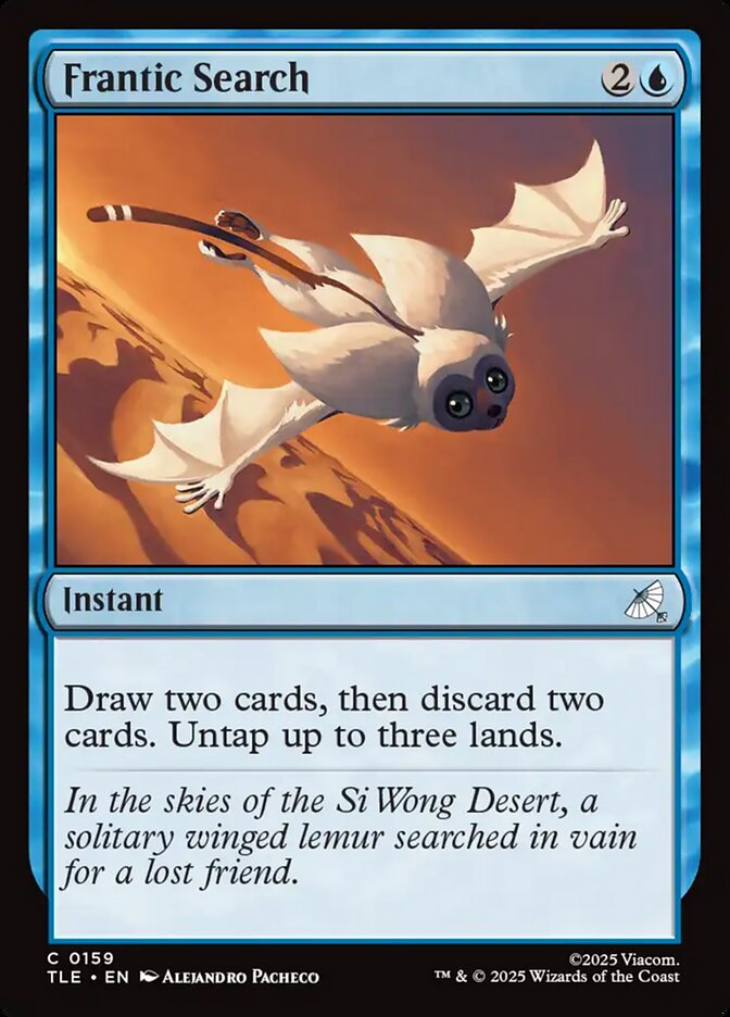 Frantic Search 159 (Avatar: The Last Airbender: Eternal-Legal)  - Foil | Good Games Morley