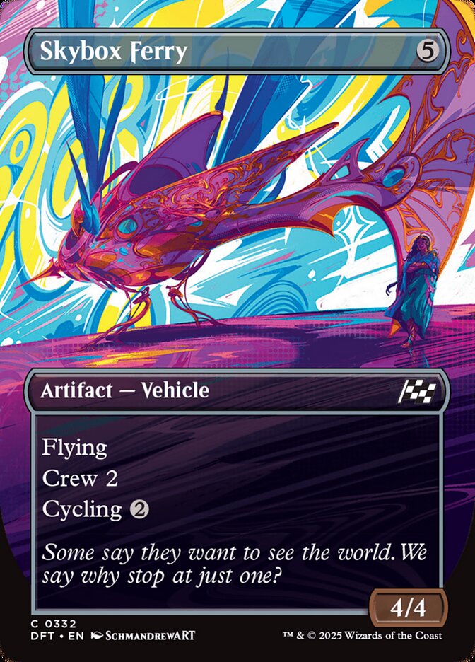 Skybox Ferry 332 (Aetherdrift)  - Borderless Foil | Good Games Morley