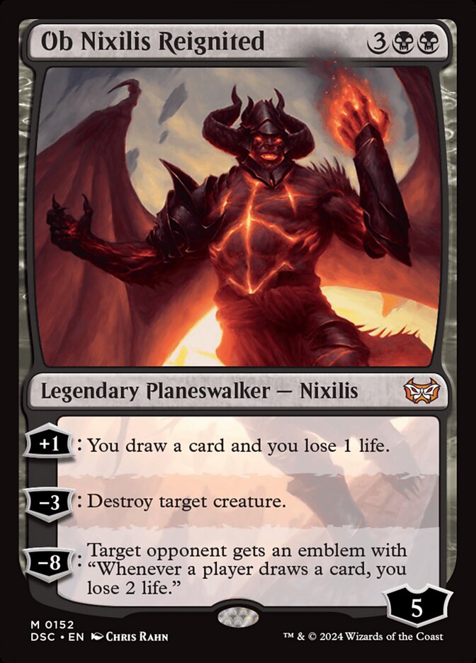 Ob Nixilis Reignited 152/40 (Commander: Duskmourn: House of Horror)  | Good Games Morley