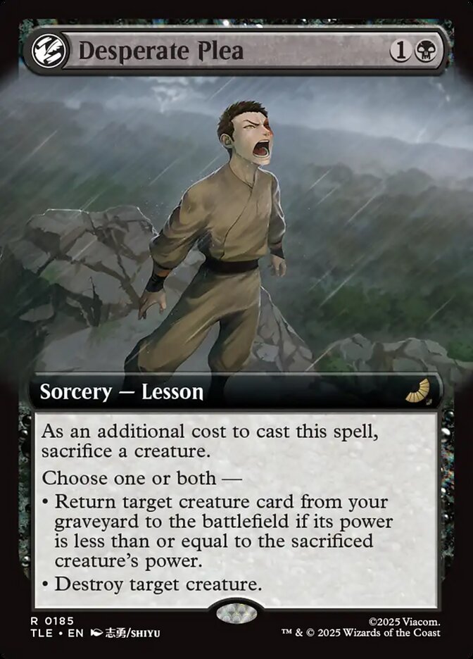 Desperate Plea 185/317 (Avatar: The Last Airbender: Eternal-Legal)  - Extended Art | Good Games Morley