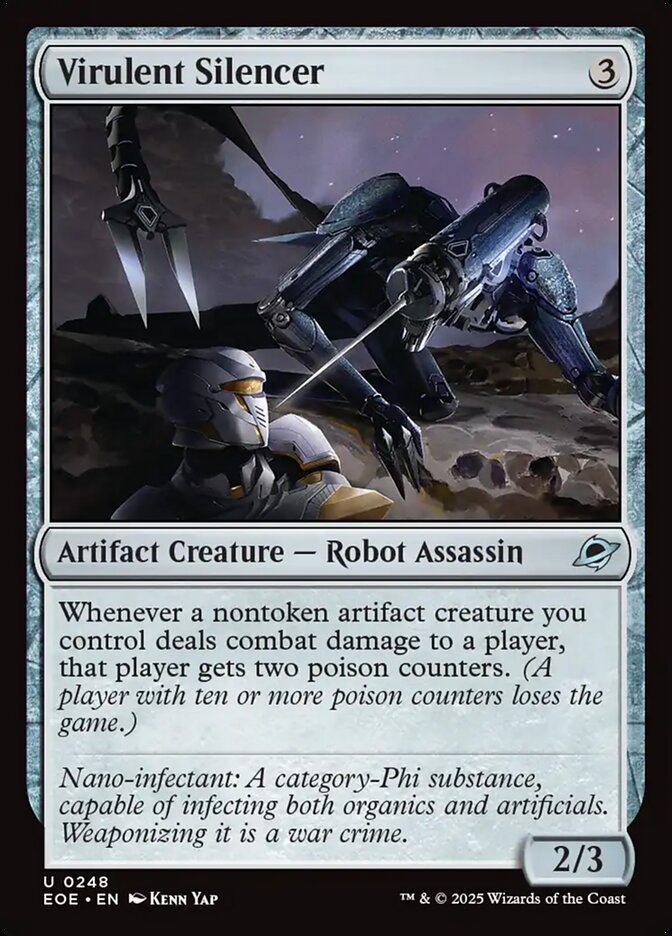 Virulent Silencer 248/276 (Edge of Eternities)  | Good Games Morley