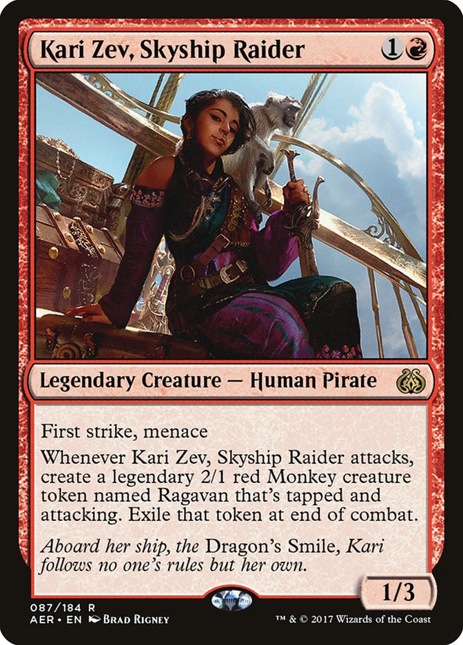 Kari Zev, Skyship Raider 87/184 (Aether Revolt)  | Good Games Morley