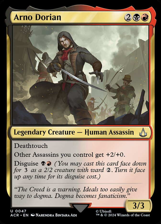 Arno Dorian 47/110 (Universes Beyond: Assassin's Creed)  - Foil | Good Games Morley