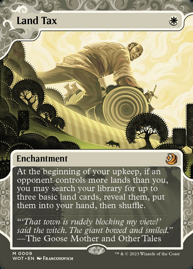 Land Tax 9/63 (Wilds of Eldraine: Enchanting Tales)  - Showcase | Good Games Morley