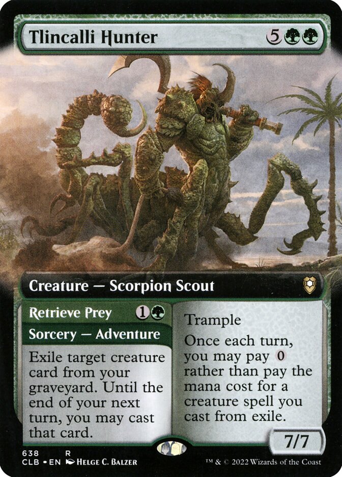 Tlincalli Hunter // Retrieve Prey 638 (Commander Legends: Battle for Baldur's Gate)  | Good Games Morley