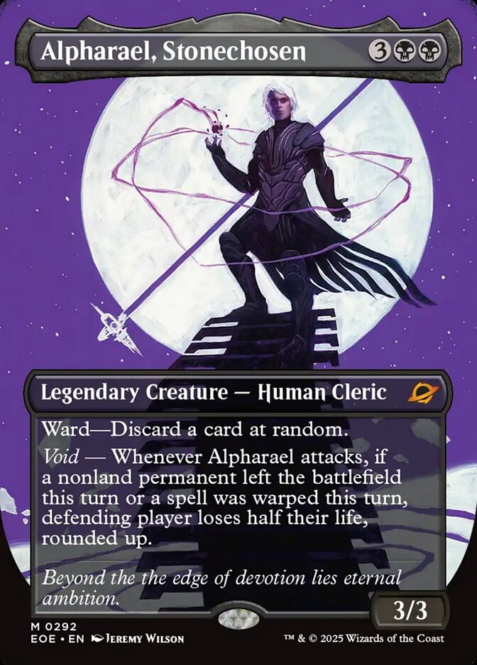 Alpharael, Stonechosen 292/276 (Edge of Eternities)  - Borderless | Good Games Morley