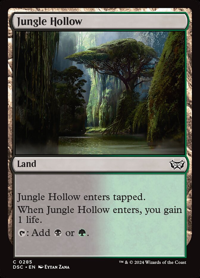 Jungle Hollow 285/40 (Commander: Duskmourn: House of Horror)  | Good Games Morley