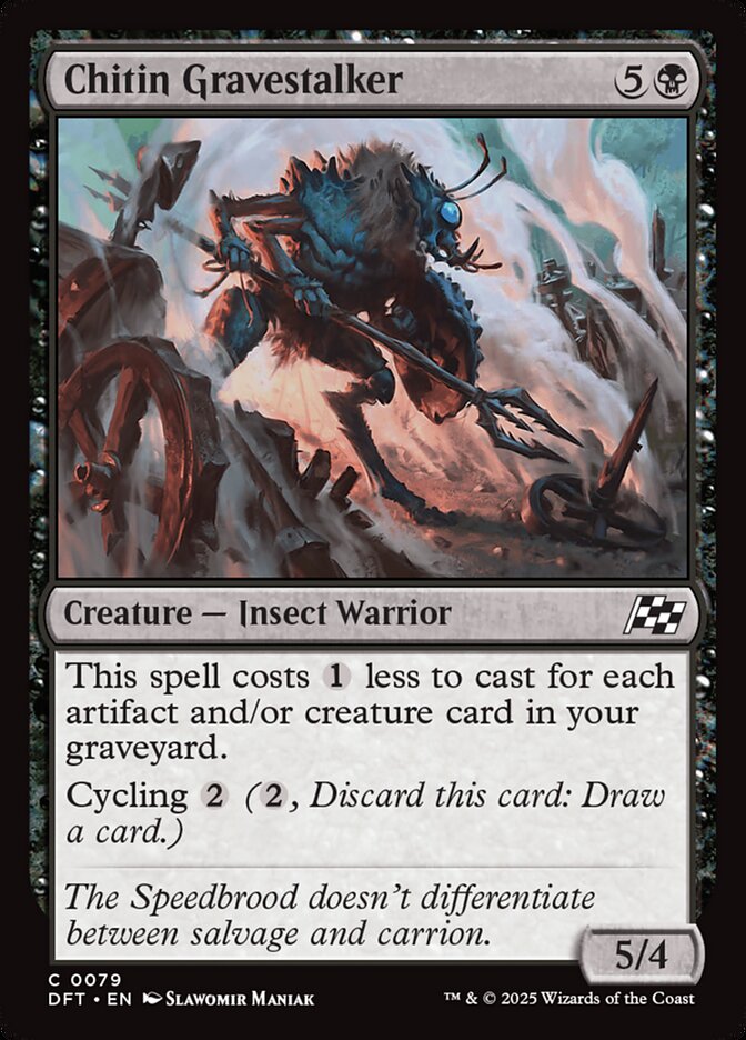 Chitin Gravestalker 79/291 (Aetherdrift)  - Foil | Good Games Morley