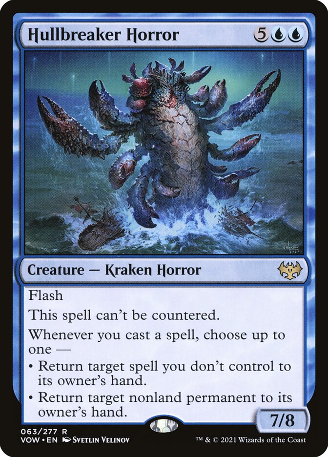 Hullbreaker Horror 63/277 (Innistrad: Crimson Vow)  - Foil | Good Games Morley