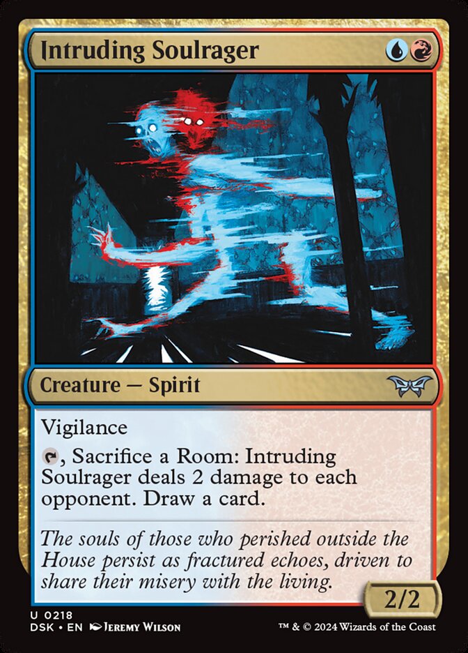 Intruding Soulrager 218/286 (Duskmourn: House of Horror)  - Foil | Good Games Morley