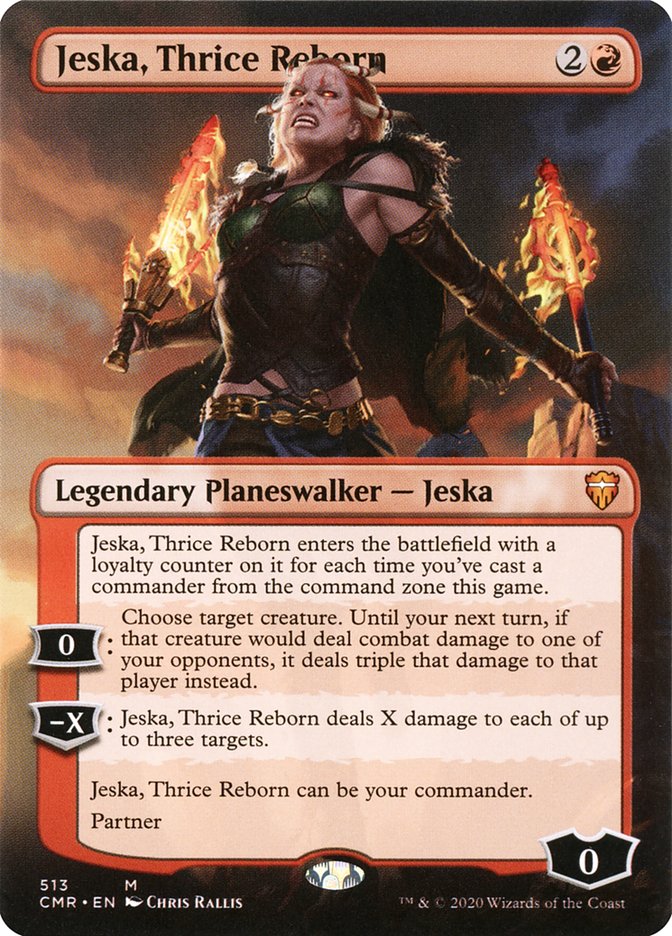 Jeska, Thrice Reborn 513 (Commander Legends)  - Borderless | Good Games Morley
