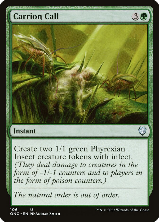 Carrion Call 106/28 (Commander: Phyrexia: All Will Be One)  | Good Games Morley