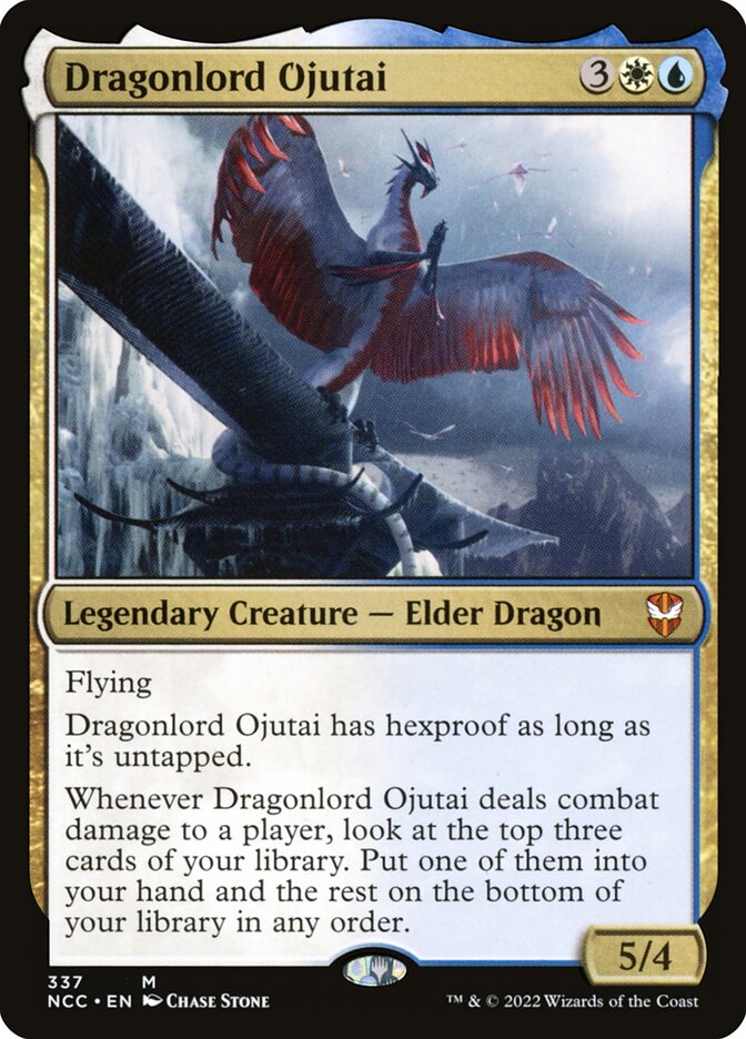 Dragonlord Ojutai 337 (Commander: Streets of New Capenna)  | Good Games Morley
