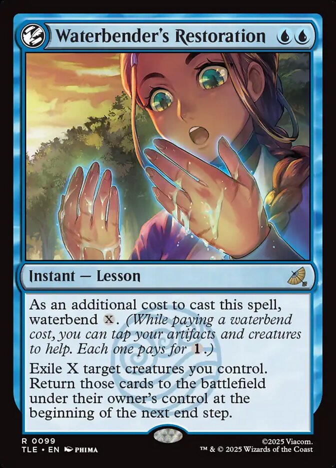 Waterbender's Restoration 99 (Avatar: The Last Airbender: Eternal-Legal)  - Foil | Good Games Morley