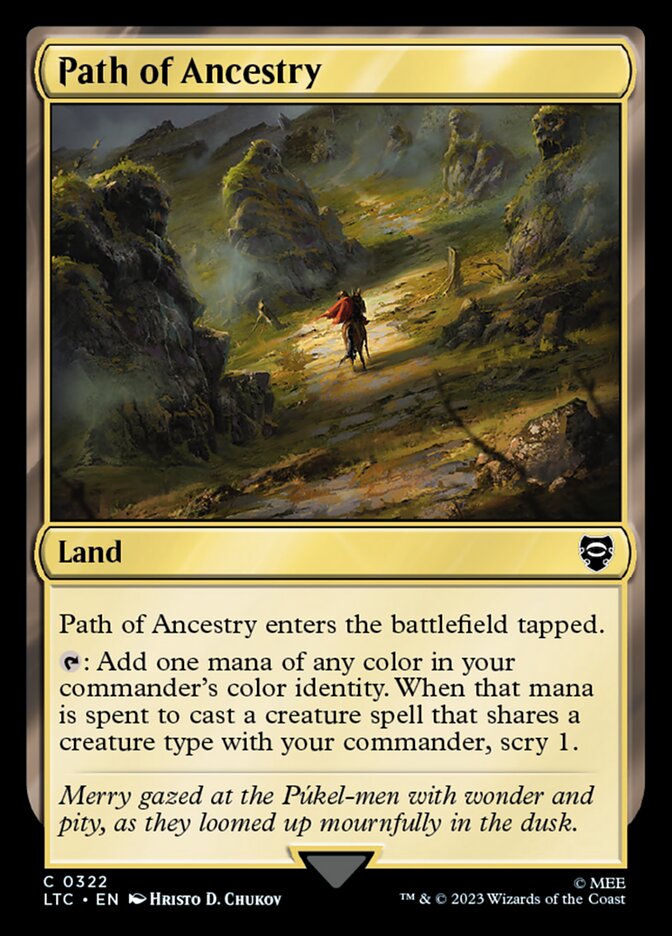 Path of Ancestry 322 (Commander: The Lord of the Rings: Tales of Middle-earth)  | Good Games Morley