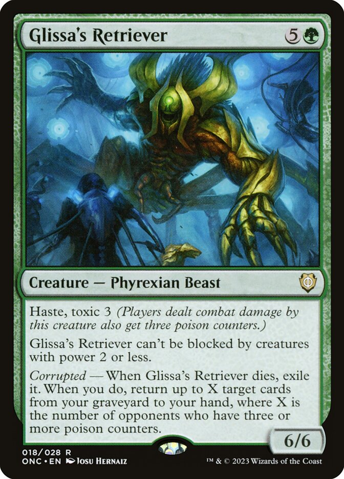 Glissa's Retriever 18/28 (Commander: Phyrexia: All Will Be One)  | Good Games Morley