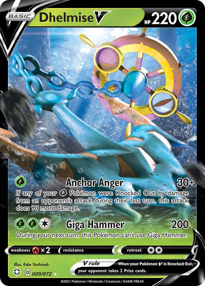 Dhelmise V 009/072 (Shining Fates)  - Holofoil | Good Games Morley