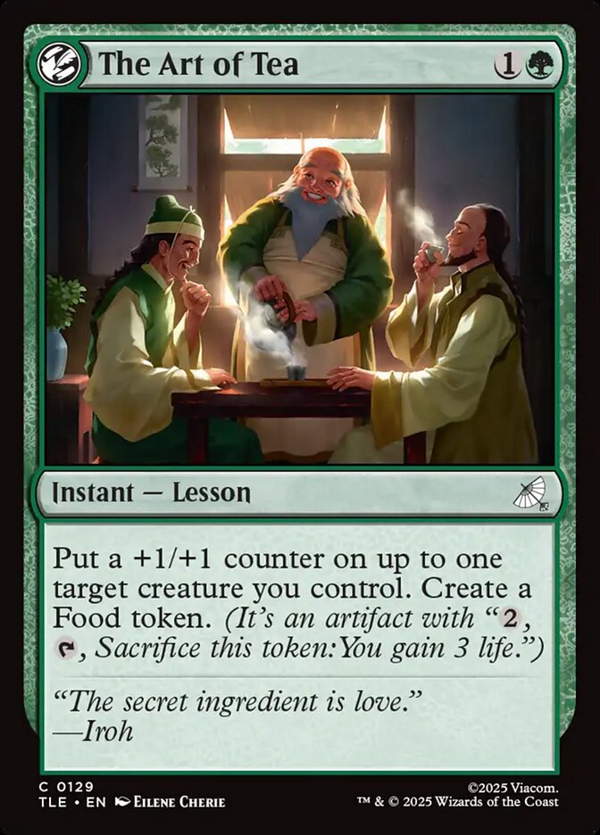 The Art of Tea 129/317 (Avatar: The Last Airbender: Eternal-Legal)  - Foil | Good Games Morley