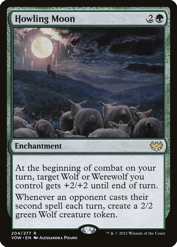 Howling Moon 204/277 (Innistrad: Crimson Vow)  - Foil | Good Games Morley