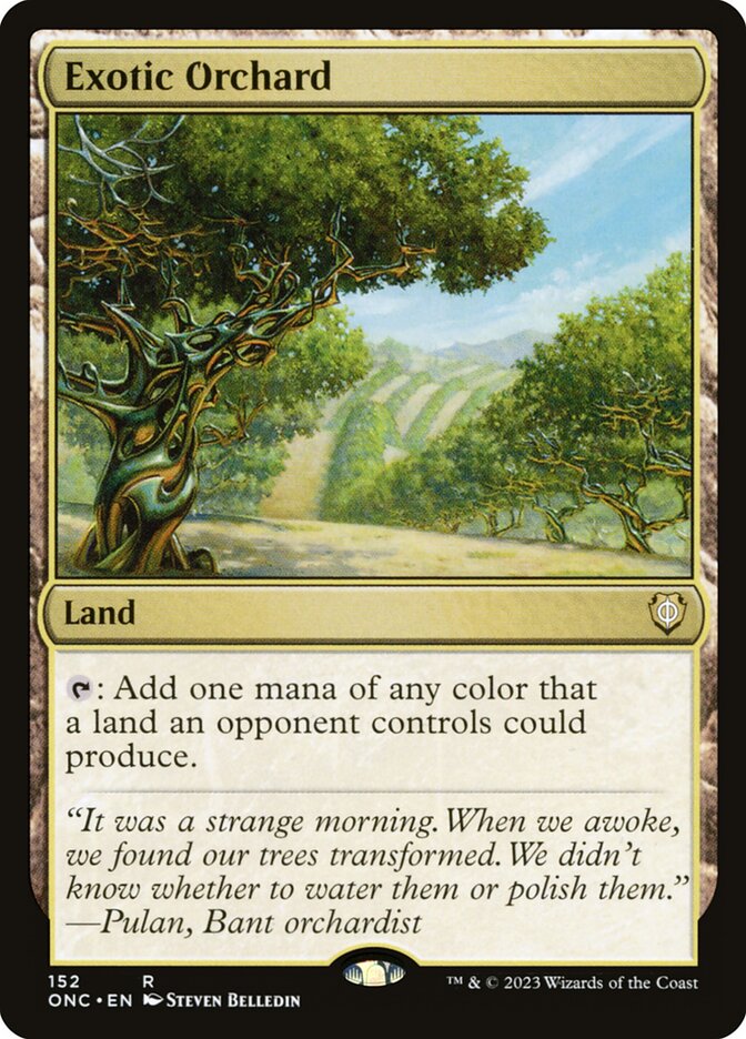 Exotic Orchard 152/28 (Commander: Phyrexia: All Will Be One)  | Good Games Morley