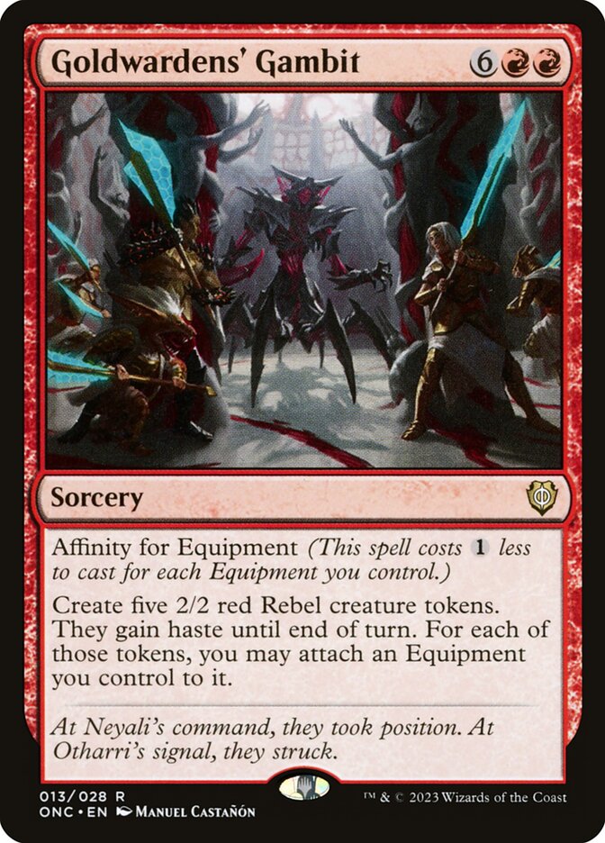 Goldwardens' Gambit 13/28 (Commander: Phyrexia: All Will Be One)  | Good Games Morley