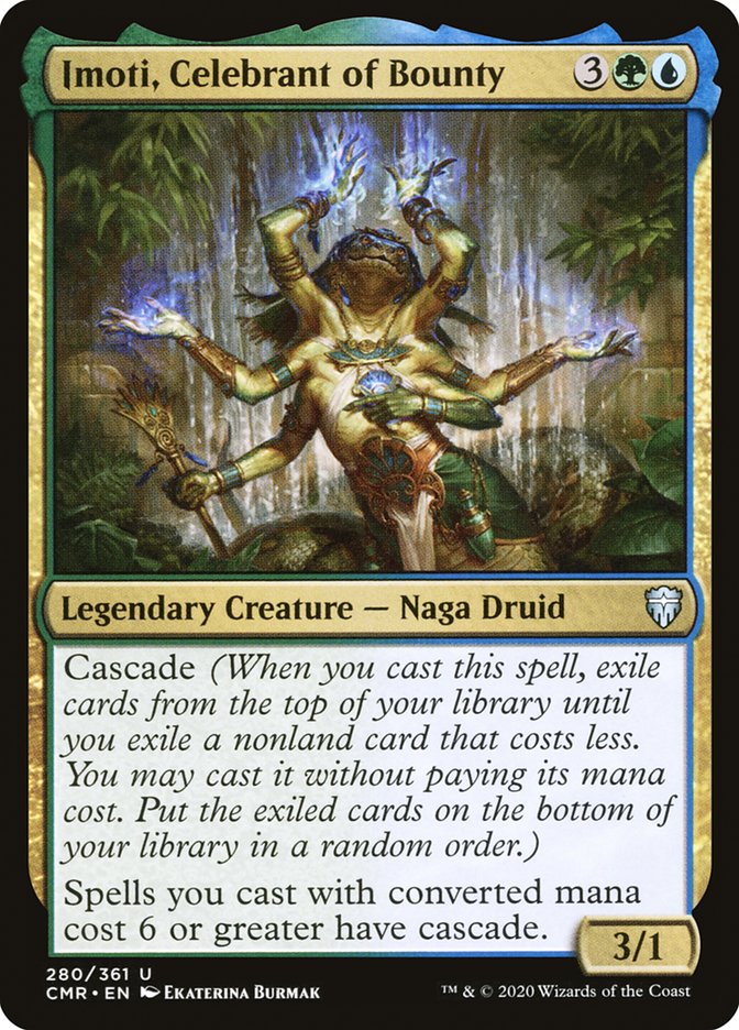 Imoti, Celebrant of Bounty 280 (Commander Legends)  | Good Games Morley
