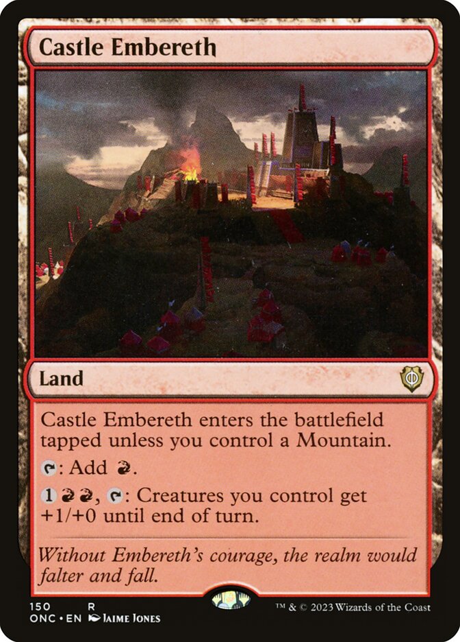Castle Embereth 150/28 (Commander: Phyrexia: All Will Be One)  | Good Games Morley