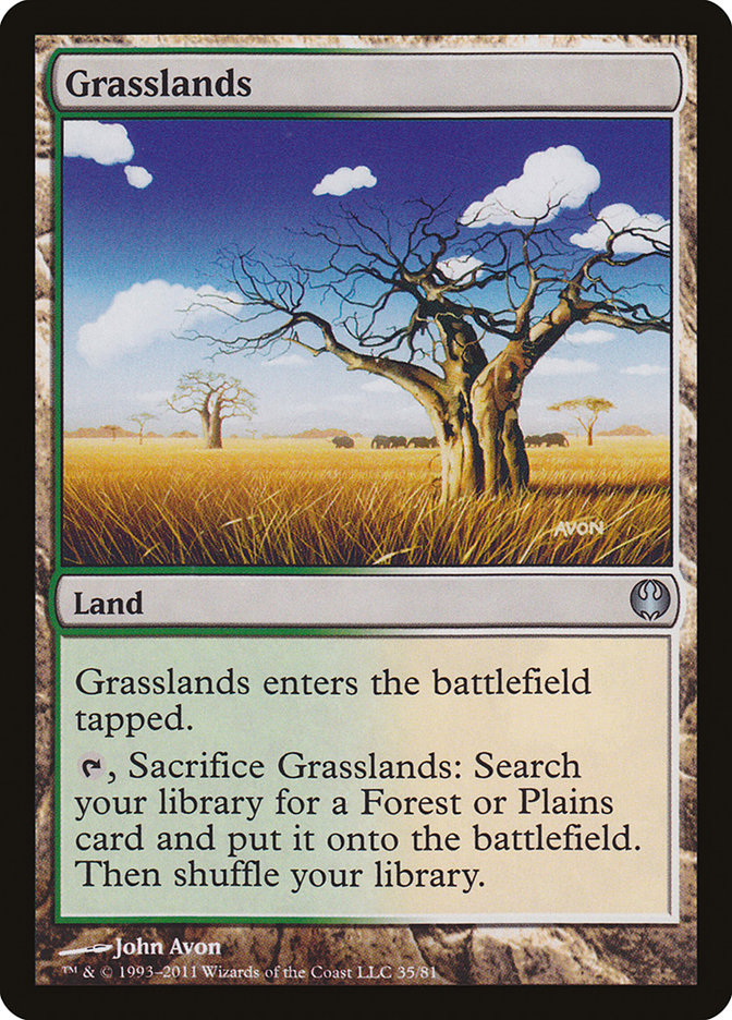 Grasslands 35 (Duel Decks: Knights vs. Dragons)  | Good Games Morley