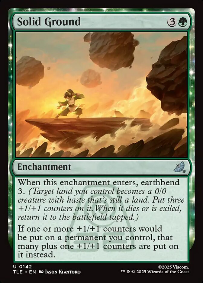Solid Ground 142 (Avatar: The Last Airbender: Eternal-Legal)  - Foil | Good Games Morley