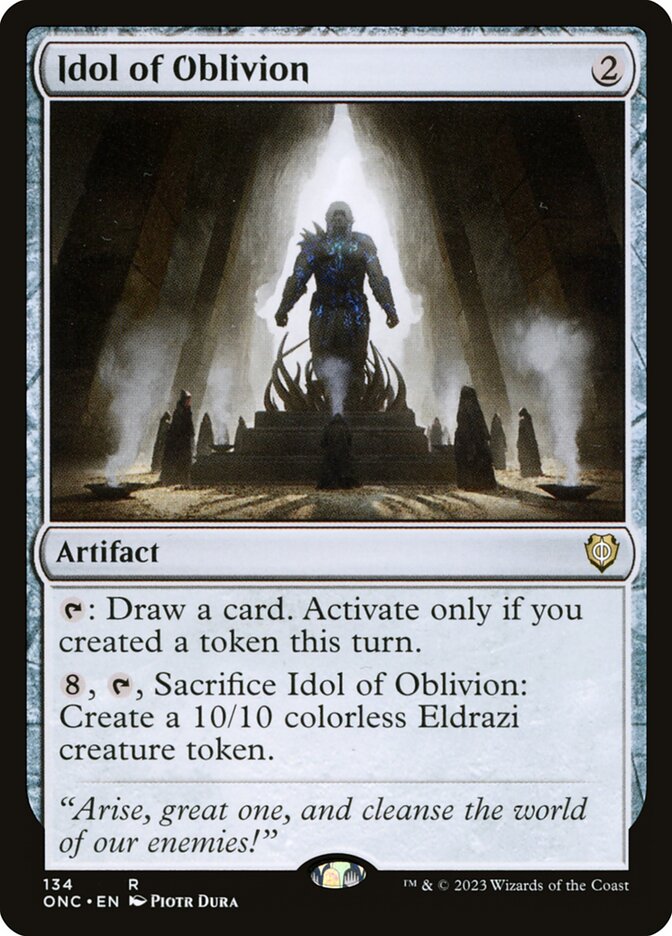 Idol of Oblivion 134/28 (Commander: Phyrexia: All Will Be One)  | Good Games Morley