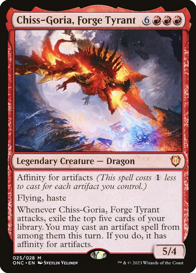 Chiss-Goria, Forge Tyrant 25/28 (Commander: Phyrexia: All Will Be One)  | Good Games Morley