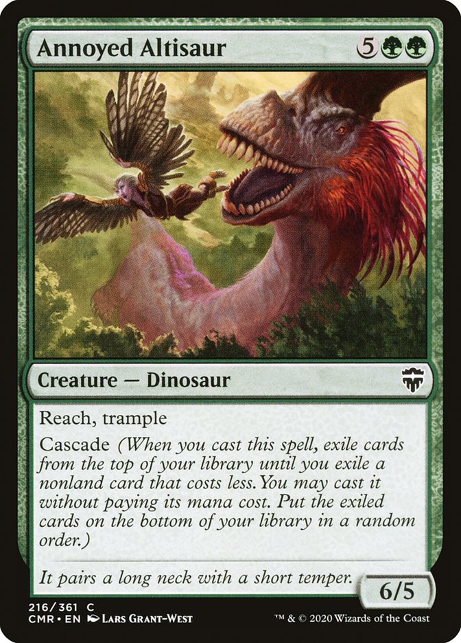 Annoyed Altisaur 216 (Commander Legends)  | Good Games Morley