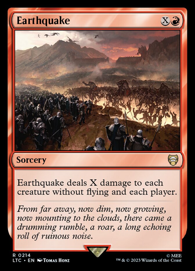 Earthquake 214 (Commander: The Lord of the Rings: Tales of Middle-earth)  | Good Games Morley
