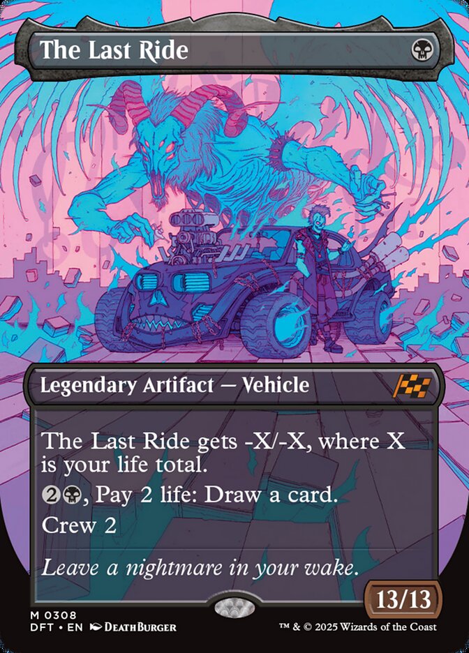 The Last Ride 308/291 (Aetherdrift)  - Borderless Foil | Good Games Morley