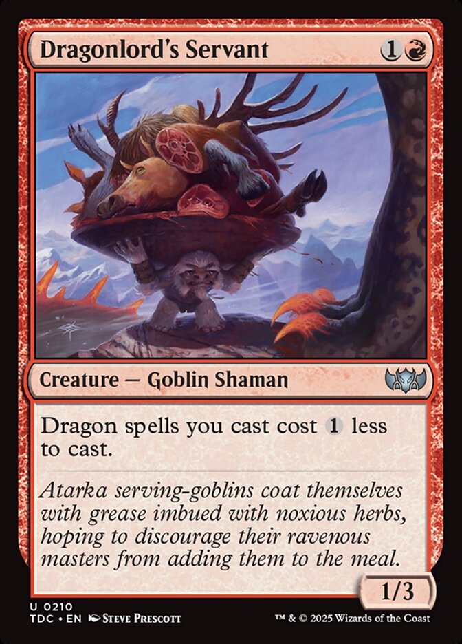 Dragonlords Servant 210 (Commander: Tarkir: Dragonstorm)  | Good Games Morley