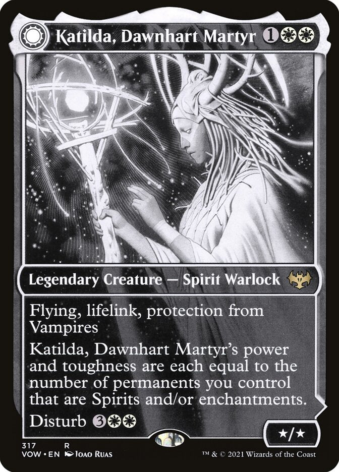 Katilda, Dawnhart Martyr // Katilda's Rising Dawn 317/277 (Innistrad: Crimson Vow)  | Good Games Morley