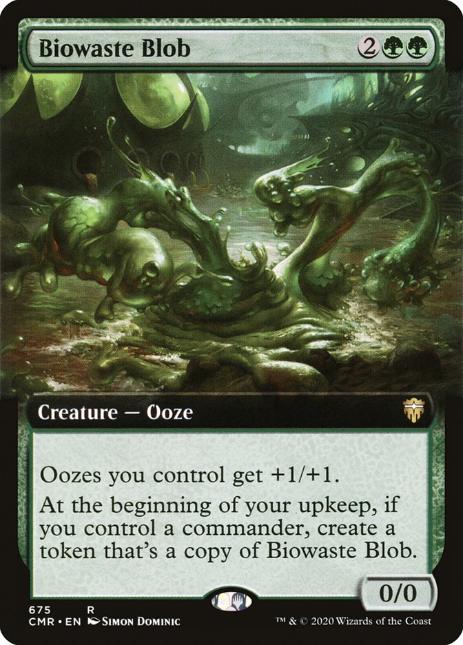 Biowaste Blob 675 (Commander Legends)  - Extended Art Foil | Good Games Morley