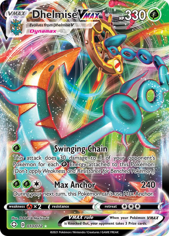 Dhelmise VMAX 010/072 (Shining Fates)  - Holofoil | Good Games Morley