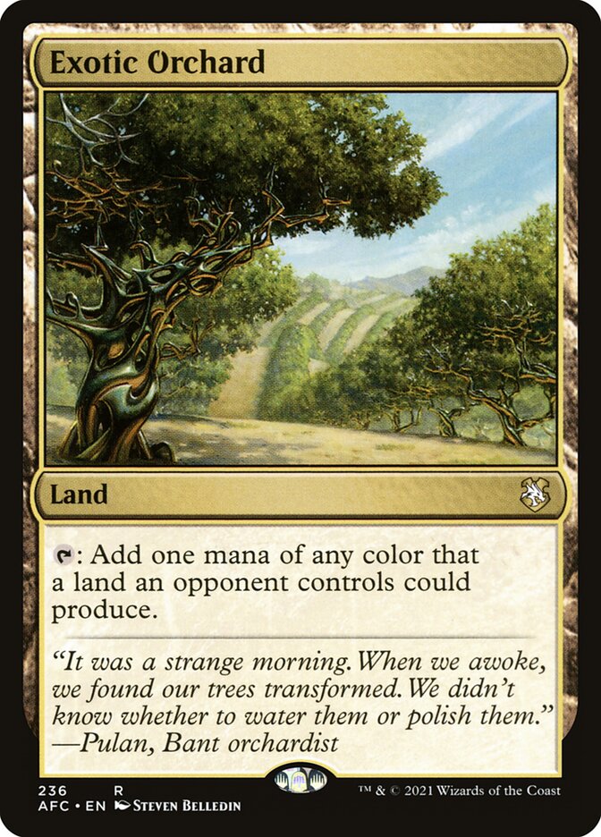 Exotic Orchard 236/62 (Commander: Adventures in the Forgotten Realms)  | Good Games Morley