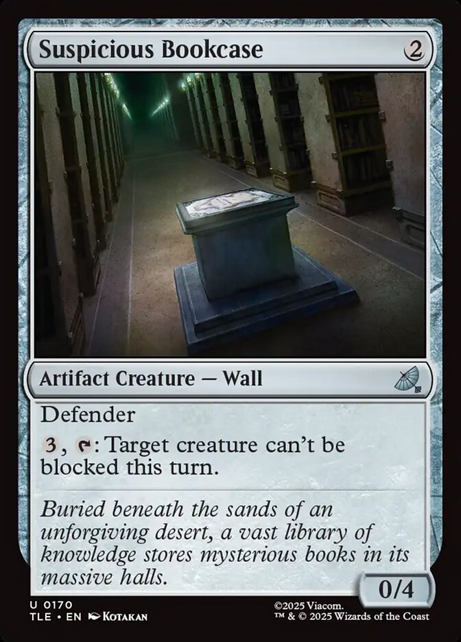 Suspicious Bookcase 170/317 (Avatar: The Last Airbender: Eternal-Legal)  - Foil | Good Games Morley