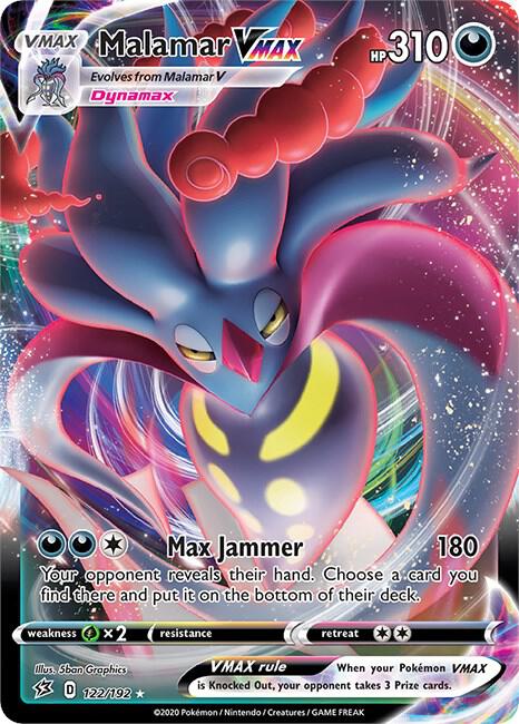 Malamar VMAX 122/192 (SWSH02: Rebel Clash)  - Holofoil | Good Games Morley