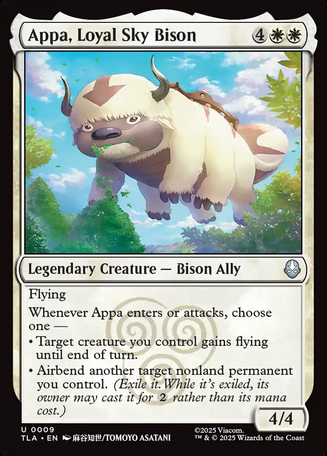 Appa, Loyal Sky Bison 9 (Avatar: The Last Airbender)  - Foil | Good Games Morley
