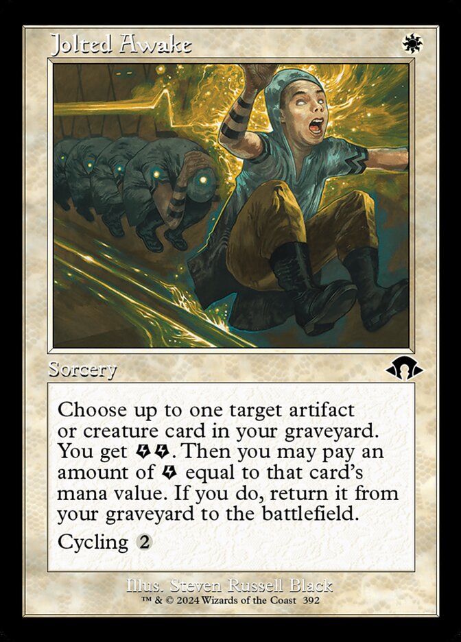 Jolted Awake 392/319 (Modern Horizons 3)  - Retro Foil | Good Games Morley