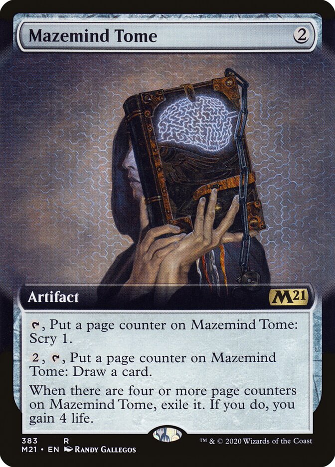 Mazemind Tome 383 (Core Set 2021)  - Extended Art Foil | Good Games Morley