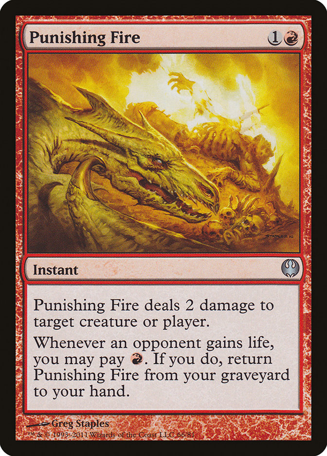 Punishing Fire 66/81 (Duel Decks: Knights vs. Dragons)  | Good Games Morley