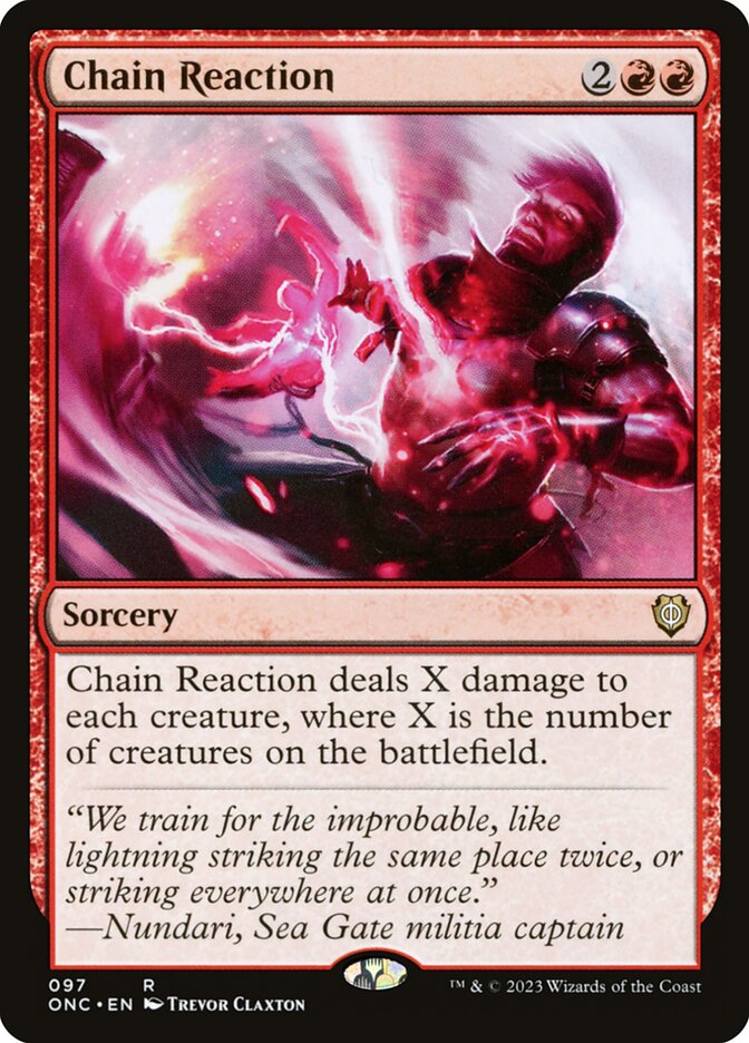 Chain Reaction 97/28 (Commander: Phyrexia: All Will Be One)  | Good Games Morley