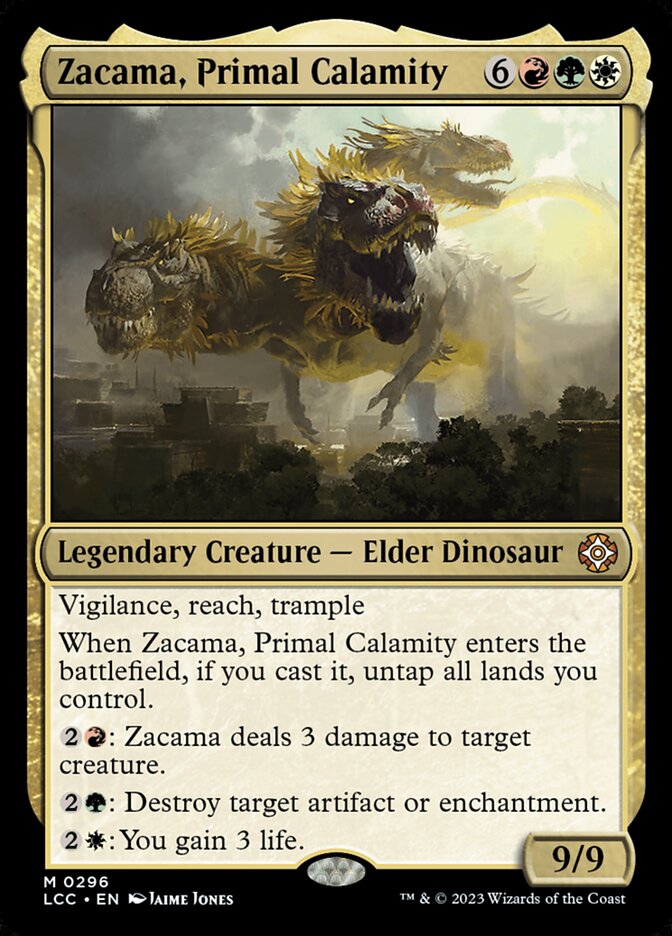 Zacama, Primal Calamity 296/370 (Commander: The Lost Caverns of Ixalan)  | Good Games Morley