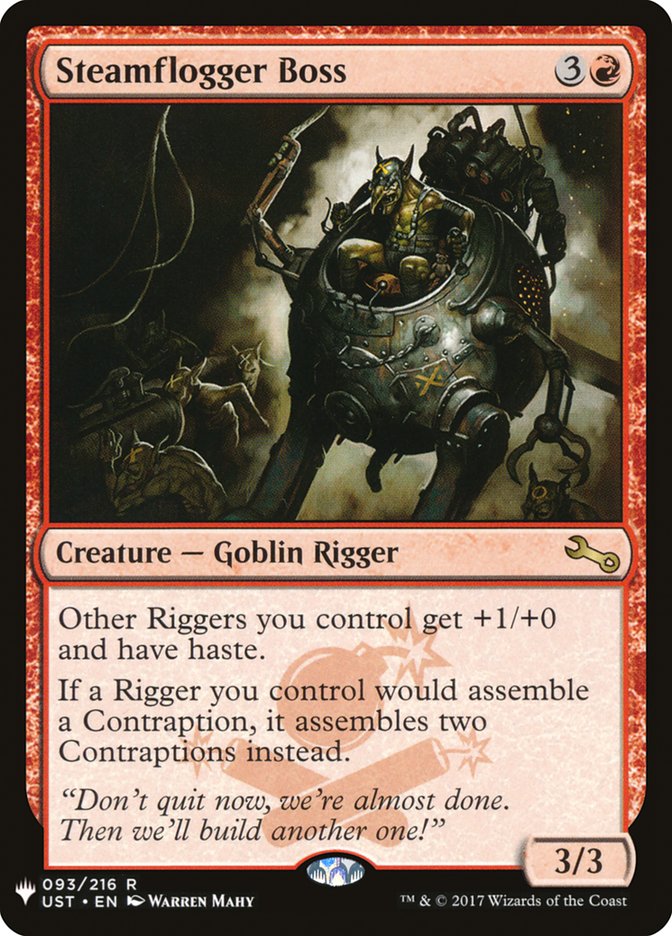 Steamflogger Boss UST-93/5075 (The List Reprints)  | Good Games Morley