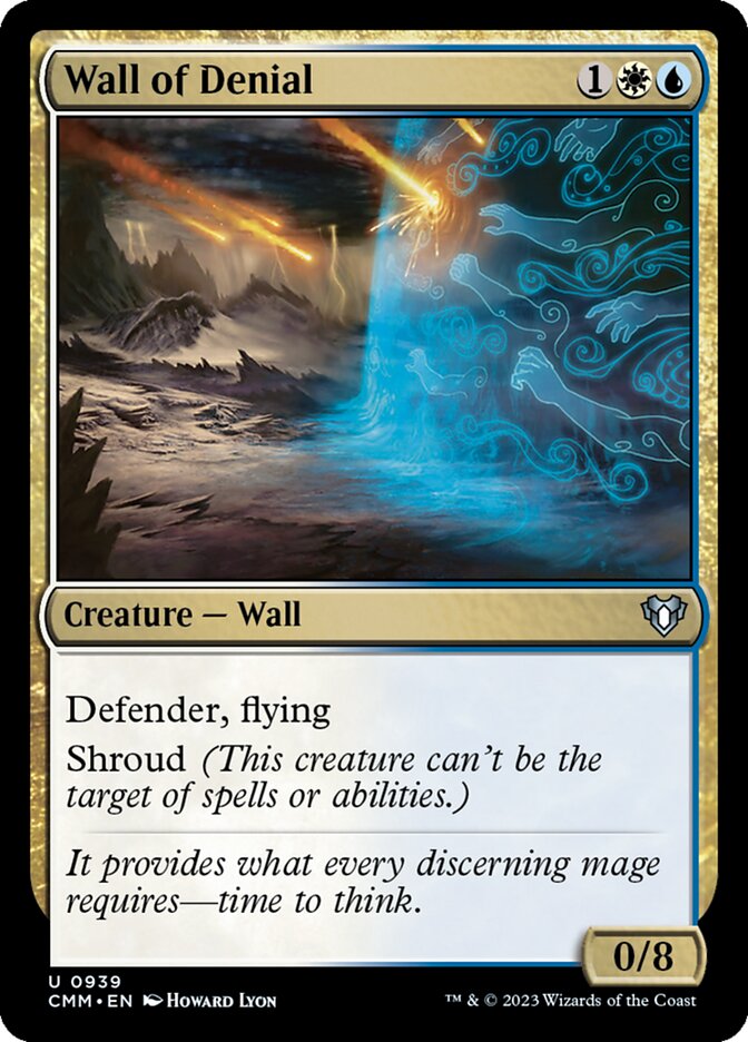 Wall of Denial 939/451 (Commander Masters)  | Good Games Morley
