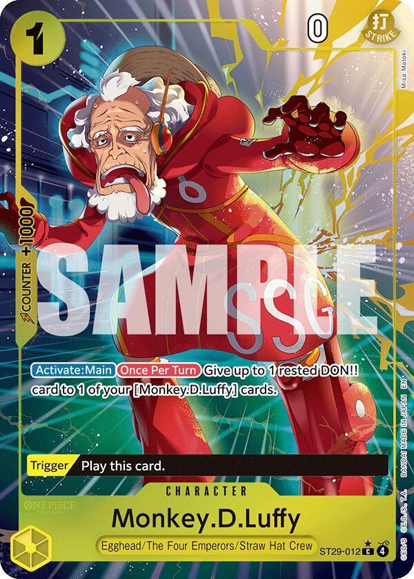 Monkey.D.Luffy ST29-012 (Starter Deck 29: Egghead)  - Full Art Foil | Good Games Morley